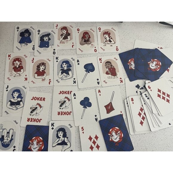 All Bets are Off Playing Cards by Tuesday Bassen New in Box Chronicle Books - Picture 6 of 6